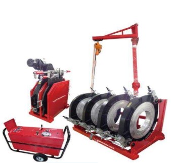 Máquina de Solda Semiautomática Termofusão Topo a Topo para tubos plásticos 450 a 800mm