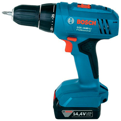 Furadeira / Parafusadeira à Bateria 3/8″ Bosch GSR 1440-LI Professional