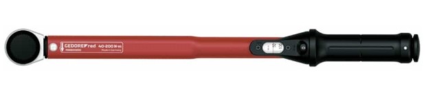 Torquímetro de estalo mecânico ½” 60 a 300Nm GEDORE RED